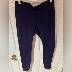 Under armour rush purple leggings compression size large